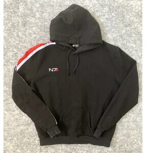 N7 hoodie insert coin gamer mens embroidered athleisure pullover Native American